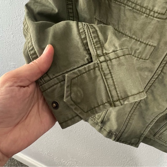 Madewell green cargo jacket size med - Picture 6 of 8